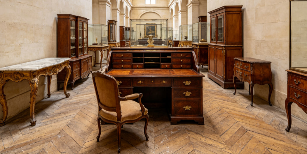 Interno storico con arredi d'epoca